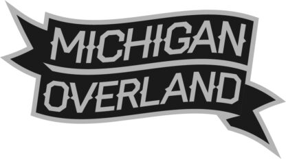 Michigan Overland grey banner logo